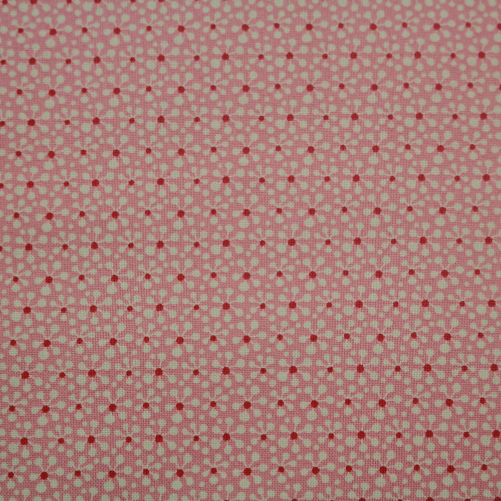 Baumwollstoff / Druckstoff Tilda Pollen Pink Spring Diaries